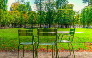 Five Paris Parks: Tuileries, Luxembourg, Boulogne, Monceau, Citroen, Vincennes
