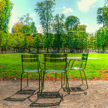 Five Paris Parks: Tuileries, Luxembourg, Boulogne, Monceau, Citroen, Vincennes