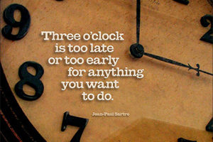 Three O’clock in the Afternoon