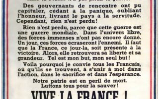 L’Appel du 18 Juin