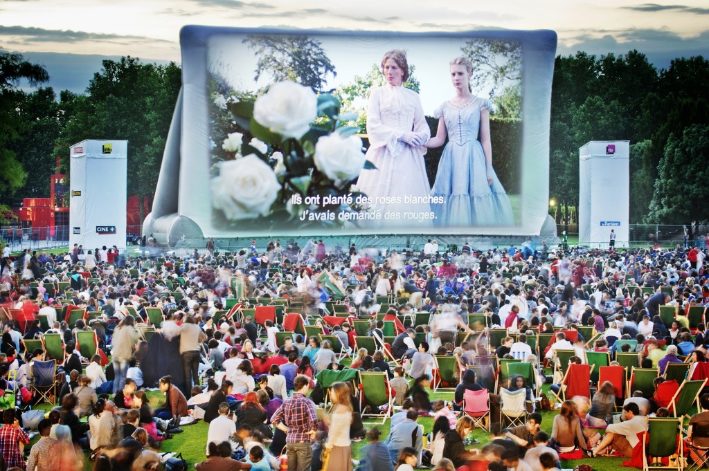 Parc de Villette, ciné en plein ai