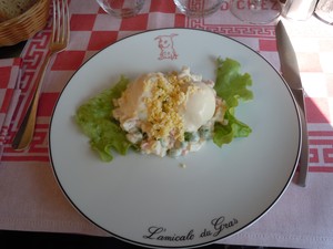 Oeuf Mayo, Brasserie Thoumieux, Poilane Brunch