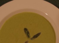Soupe aux Asperges ~ Creamy Asparagus and Leek Soup