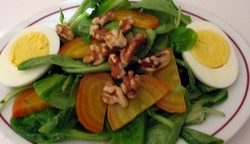 Salade de Betterave et de Mâche – Beet and Mache Salad