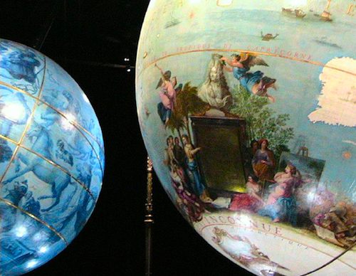 Bibliotheque Nationale, Francois Mitterand Library: Coronelli Globes