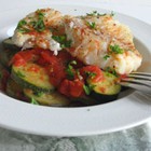 Cod with Zucchini and Tomatoes ~ Cabillaud Aux Courgettes