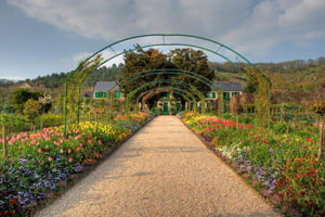 Giverney: Home of Claude Monet, peak of garden in bloom