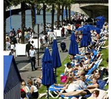 Paris Plage: sun, sand & Seine