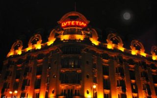 Photography: Full Moon Over Hotel Lutetia in Paris