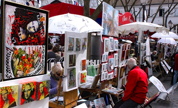 Montmartre Village in Paris