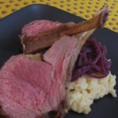 Carré d’Agneau Persillé ~ Roasted Rack of Lamb with a Parsley Garlic Crust