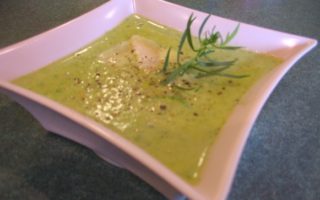 Recipe for Zucchini Parmesan Soup or Soupe Courgettes Parmesan