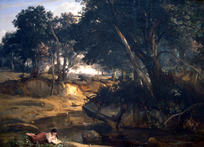 "Forest of Fontainebleau" (1834), Camille Corot/ Public Domain