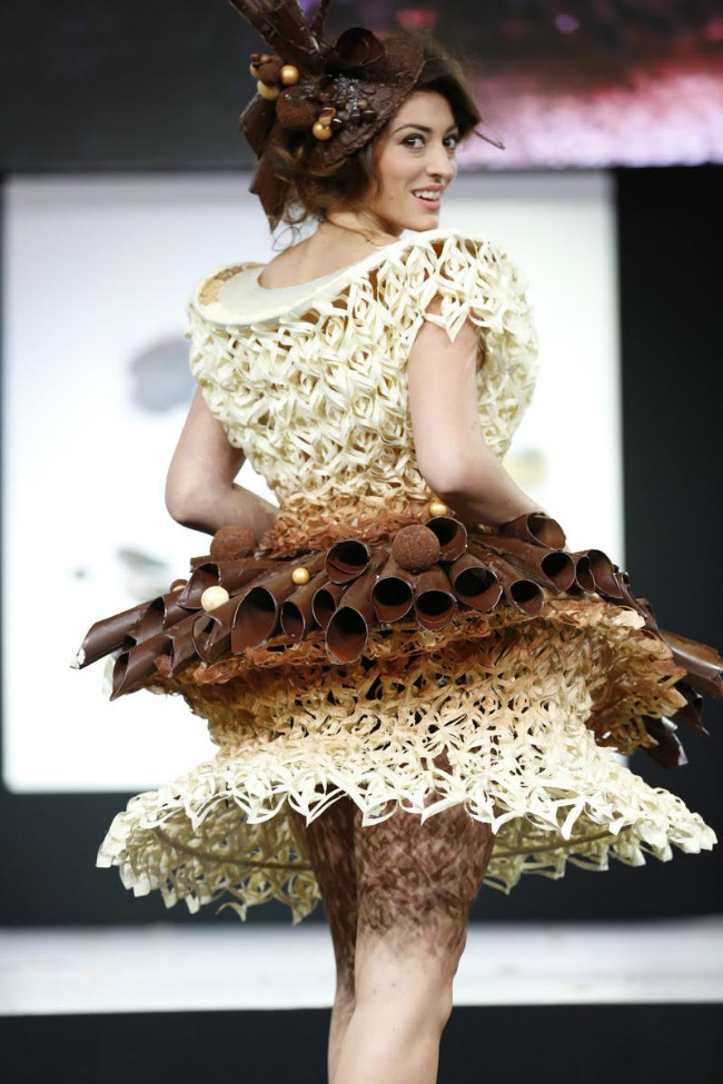 Chocolate Fashion  Show at the Salon  du Chocolat Paris 