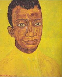 James Baldwin portrait by Beauford Delaney 