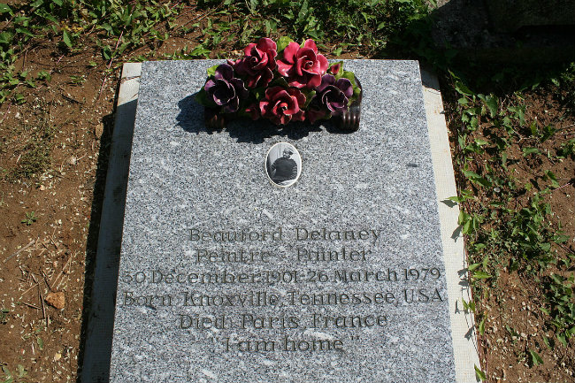 Beauford Delaney's tombstone