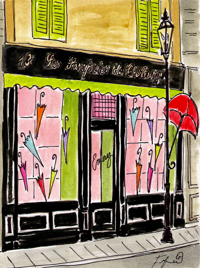 Les Parapluies de Cherbourg by Fifi Flowers 