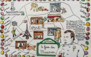 Carol Gillott’s Paris Macaron Map Fetes the Jour du Macaron