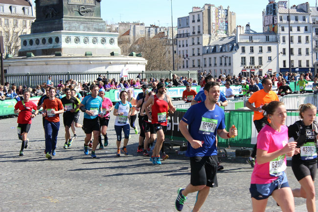 The Paris marathon by Bryan Pirolli