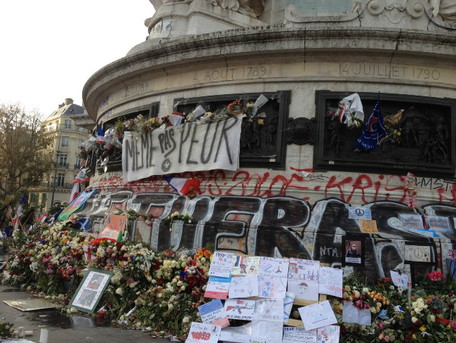 La place de la République in Paris