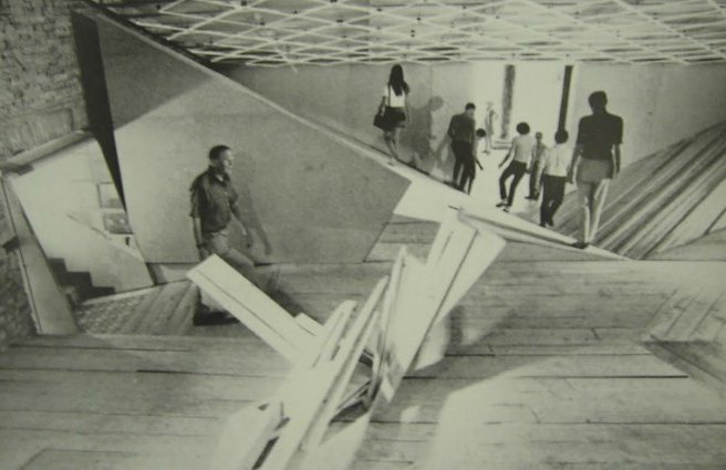 The French pavillon at the Venice Biennale (1970).