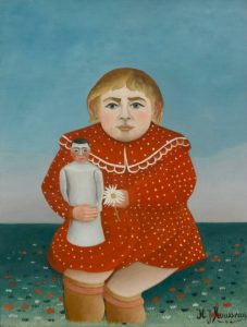 Henri Rousseau, Child with Doll, 1904-5, oil on canvas, 67 x 52 cm, Paris, Musée de l’Orangerie © RMN-Grand Palais (musée de l’Orangerie) / Franck Raux.