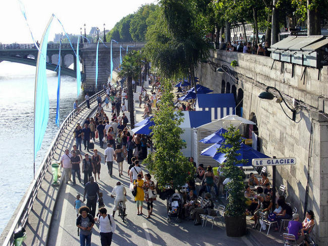 Paris Plages Paris Beaches Summer Festival Voie Georges