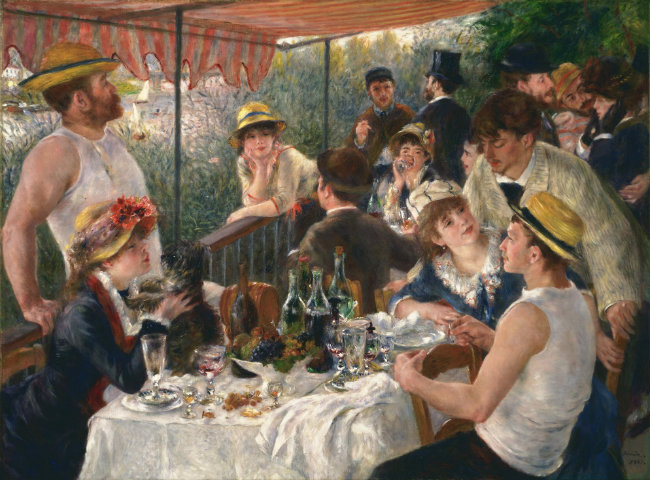 Luncheon of the Boating Party, Pierre-Auguste Renoir 