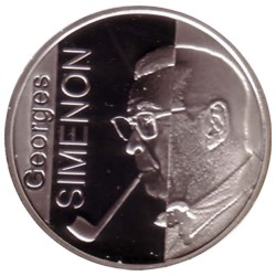 The 10-euro coin honoring Georges Simenon