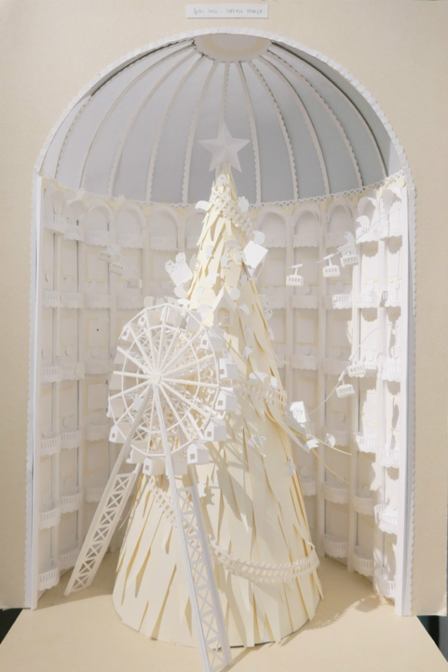 Galeries Lafayette Christmas by Leah Walker