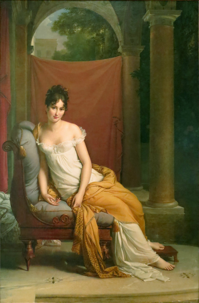 Portrait of Juliette Récamier  by François Gérard