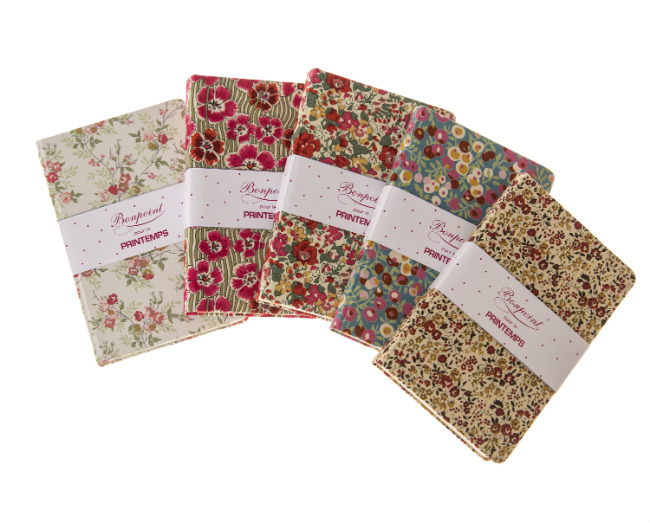 Liberty notebooks, 25 euros, Bonpoint exclusive for Printemps