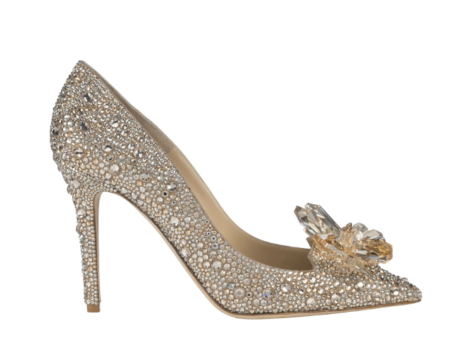 "Cinderella" shoe, 3495 euros, Jimmy Choo exclusive for Printemps