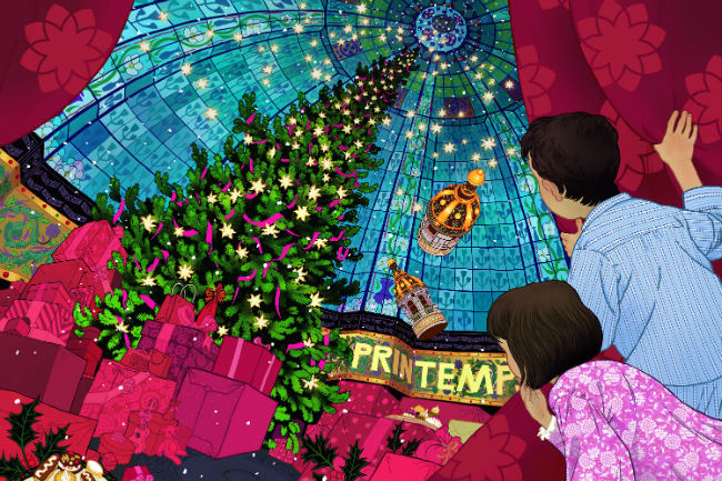 Noël in Paris: Printemps Unveils Shop Windows & Holiday Gifts 2016