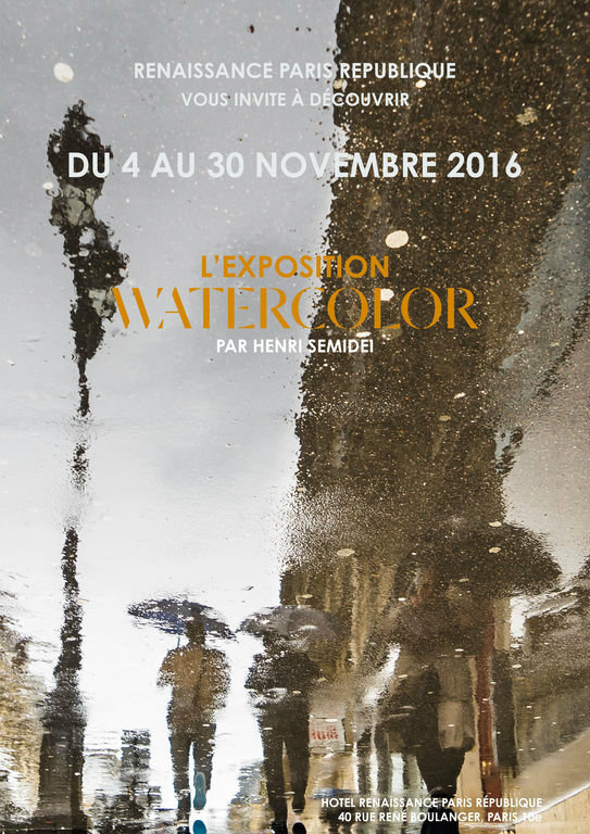 "Watercolor" exhibition at the Renaissance Hotel Republique