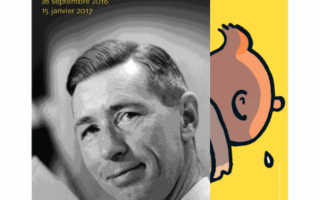 Hergé, The Creator of Tintin Exhibition at The Grand Palais