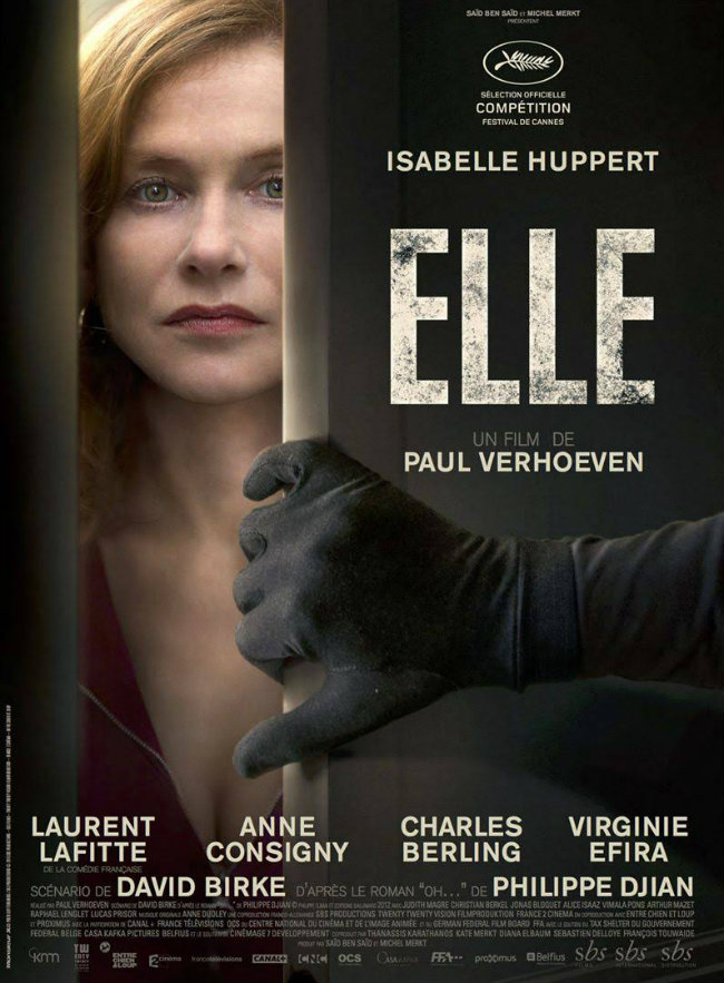 Elle, starring Isabelle Huppert