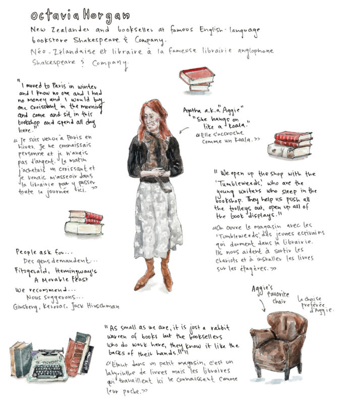 Parisians in Profile: Octavia Horgan, Shakespeare & Company Bookseller