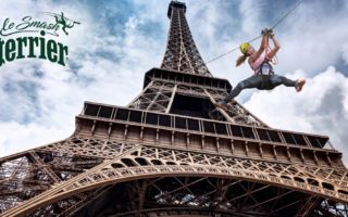 Perrier Launches a Zip-line from the Eiffel Tower to Celebrate Roland Garros