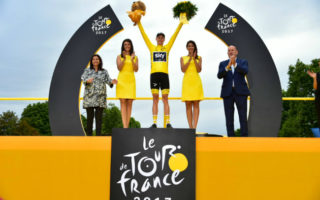 Tour de France Winner Chris Froome Cycles to Victory in Paris