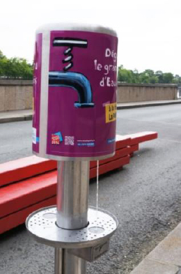 Sparkling Water Fountains in Paris, Mais Oui!