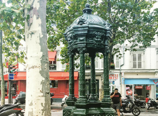 The Wallace Fountain, in Color