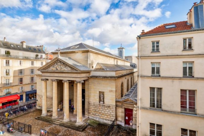 For Sale: Beautiful Marais Apartment overlooking Saint-Denys du Saint-Sacrement