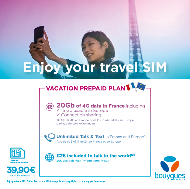 paris tourist sim card