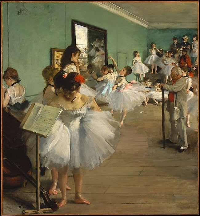 Edgar Degas, The Ballet Class, 1874, Metropolitan Museum of Art