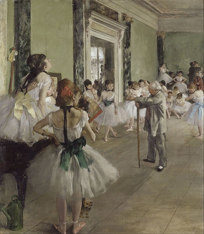 Edgar Degas, The Ballet Class, 1873, Musée d’Orsay