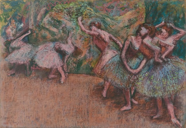 Edgar Degas, Ballet Scene, c. 1907, National Gallery of Art, Washington, DC