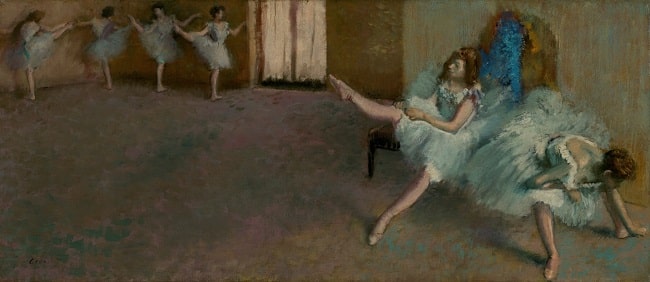 Edgar Degas, Before the Ballet, 1890 /1892, National Gallery of Art, Washington, DC