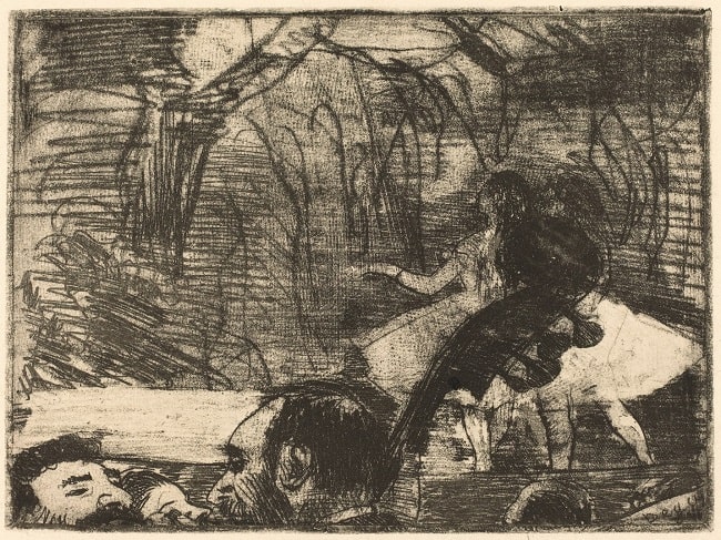 Edgar Degas, On Stage I, 1876, National Gallery of Art, Washington