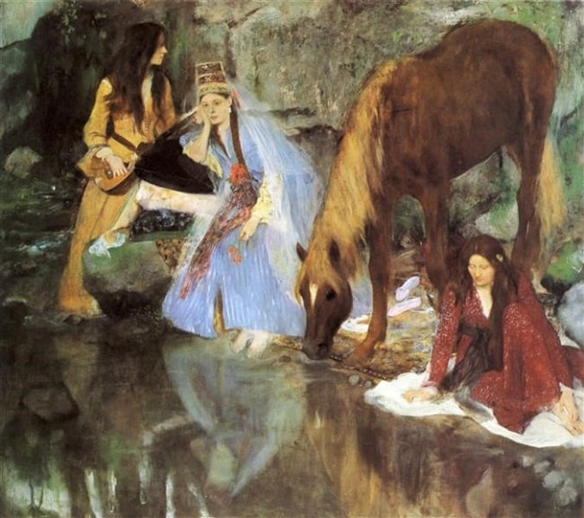 Edgar Degas, Portrait of Mlle Fiocre in the Ballet "La Source,” ca. 1867-1868, Brooklyn Museum